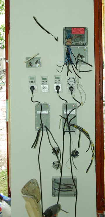 stĺp na elektroinštaláciu